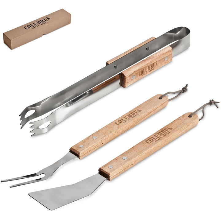 Altitude Palma Bamboo 3-Piece Braai Set