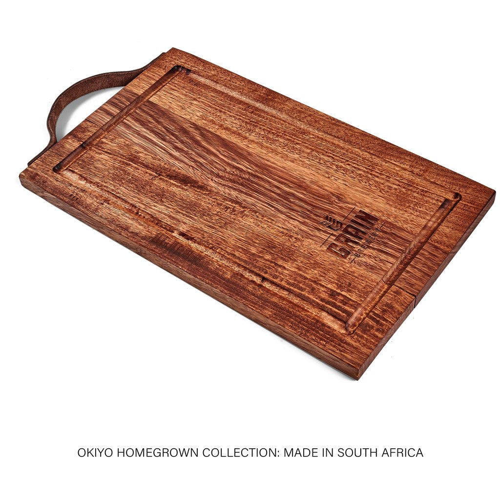 Okiyo Homegrown Large Hardwood Steak Board | Custom Branded & Personalised Executive Corporate Gift | Just Brand