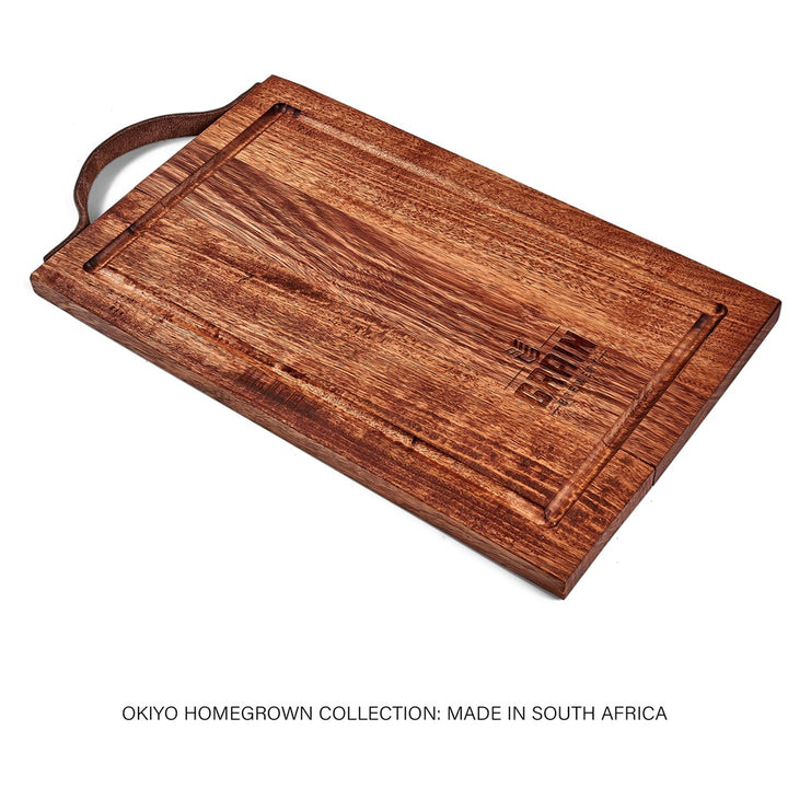 Okiyo Homegrown Large Hardwood Steak Board | Custom Branded & Personalised Executive Corporate Gift | Just Brand