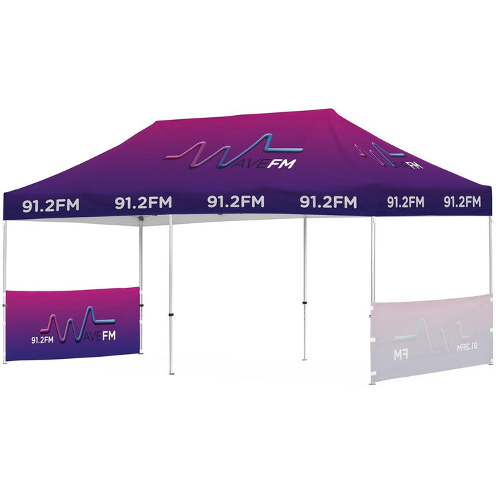 Ovation Sublimated Gazebo 6m X 3m - 2 Short Half-Wall Skins