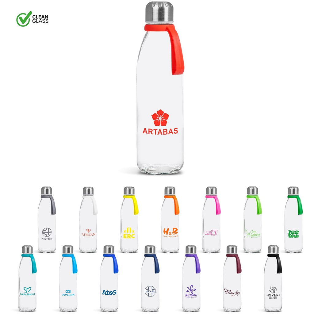 Kooshty Loopy Glass Water Bottle - 650ml