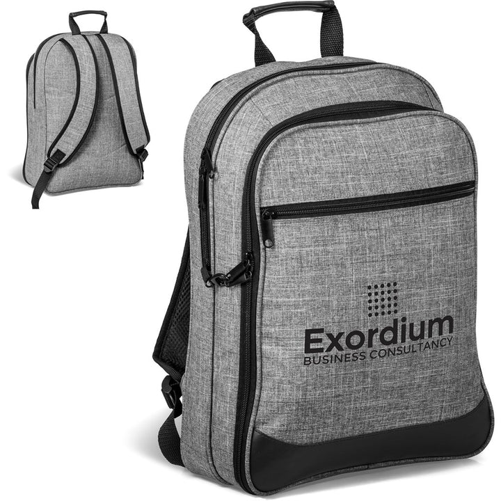 Capital Anti-Theft Laptop Backpack-Laptop Backpacks-Personalised Backpacks South Africa​-Just Brand