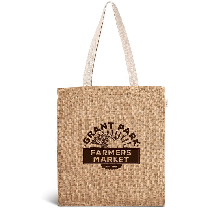 Okiyo Yasashii Jute Shopper | Custom Branded & Personalised Shopper Bags | Just Brand