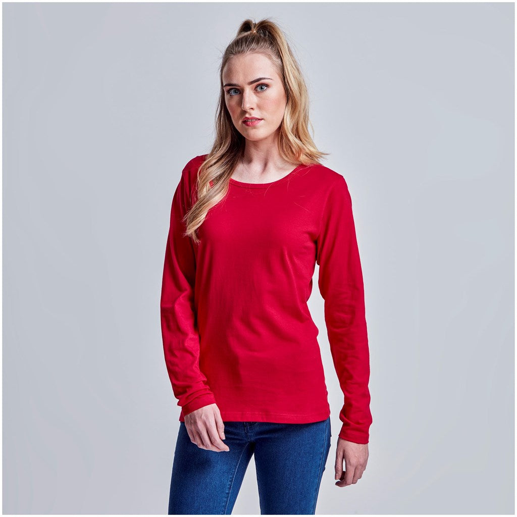 Ladies Long Sleeve Portland T-Shirt | Personalised & Custom Branded Corporate Clothing | Just Brand