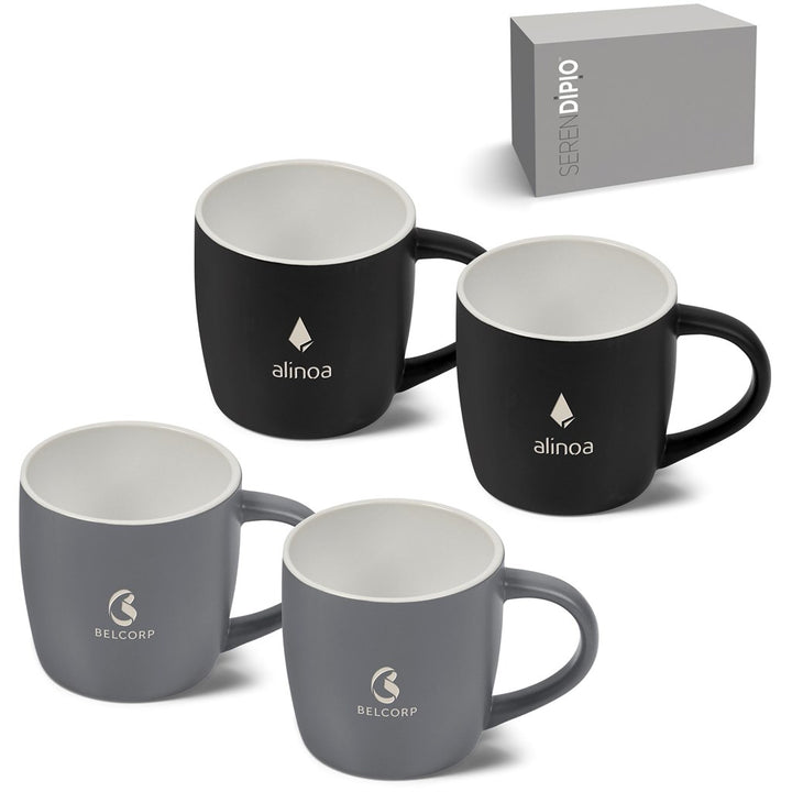 Serendipio Victoria Duo Set | Engraved Custom Branded Mugs | Just Brand