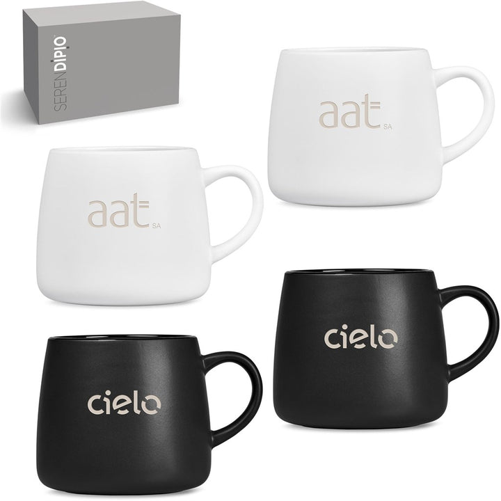 Serendipio Camden Duo Set | engraved custom branded mug | Just Brand