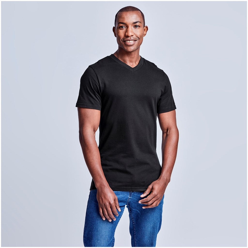 Mens Super Club 165 V-Neck T-Shirt | Personalised & Custom Branded Corporate Clothing | Just Brand