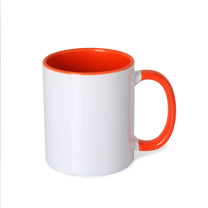 Two Tone Mug image | custom branded sublimation mugs | Just Brand